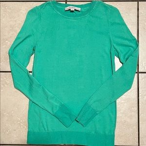 LOFT Tunic Green Sweater.